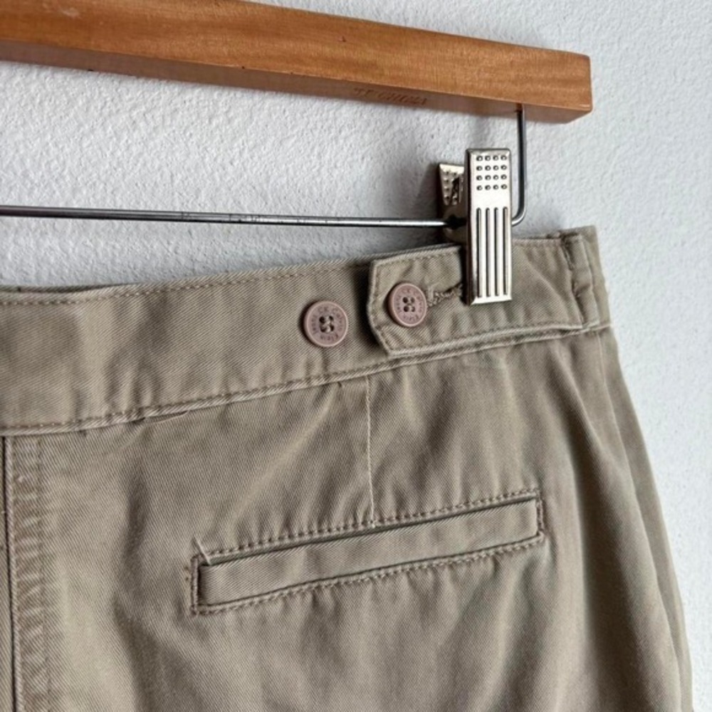 Calvin Klein Jeans Tan Cotton Cargo Mini Skirt Utility Khaki Size 7 - Picture 6 of 8